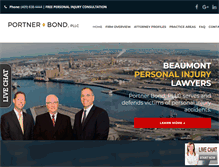 Tablet Screenshot of portnerbond.com